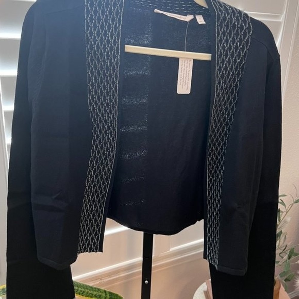 NEW!  Soft Surroundings Bonita Bolero Cardi L  IN ORIGINAL PACKAGING